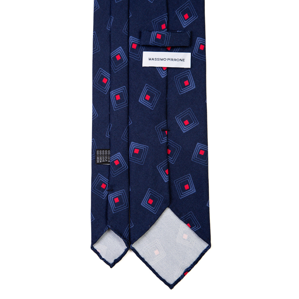 3 FOLD TIE UNLINED  - PURE SILK