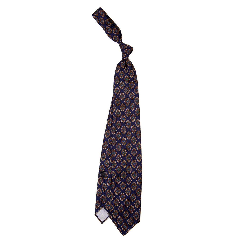 3 FOLD TIE UNLINED  - PURE SILK