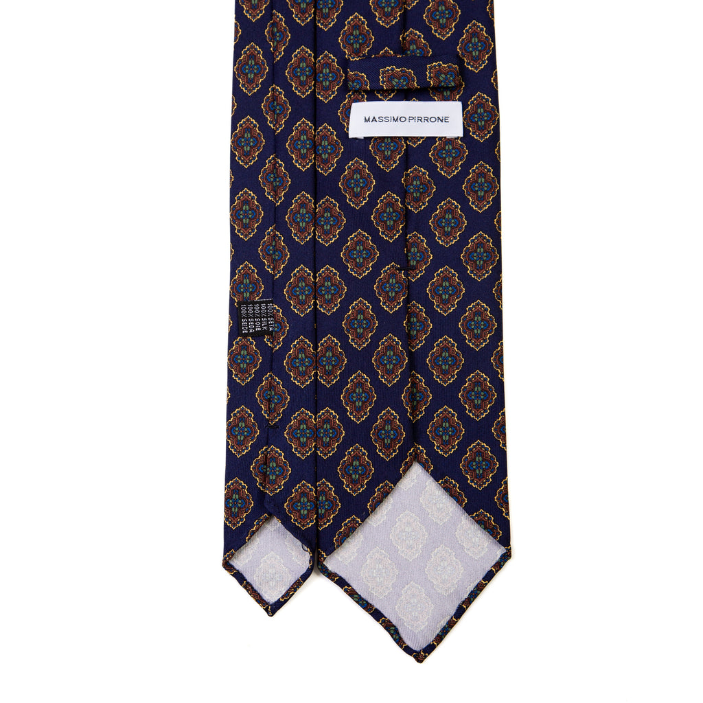 3 FOLD TIE UNLINED  - PURE SILK