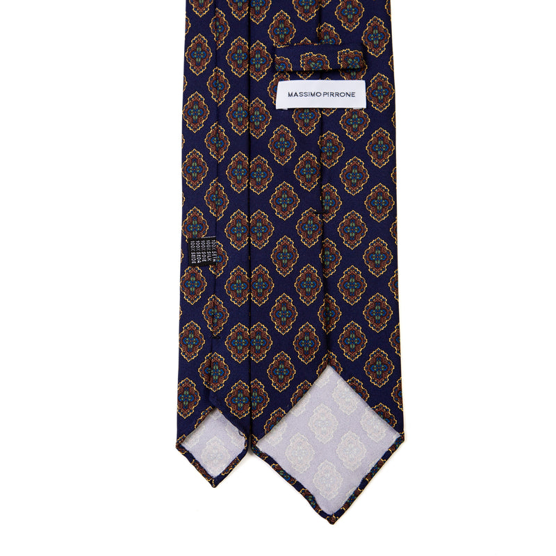 3 FOLD TIE UNLINED  - PURE SILK