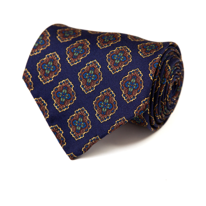 3 FOLD TIE UNLINED  - PURE SILK