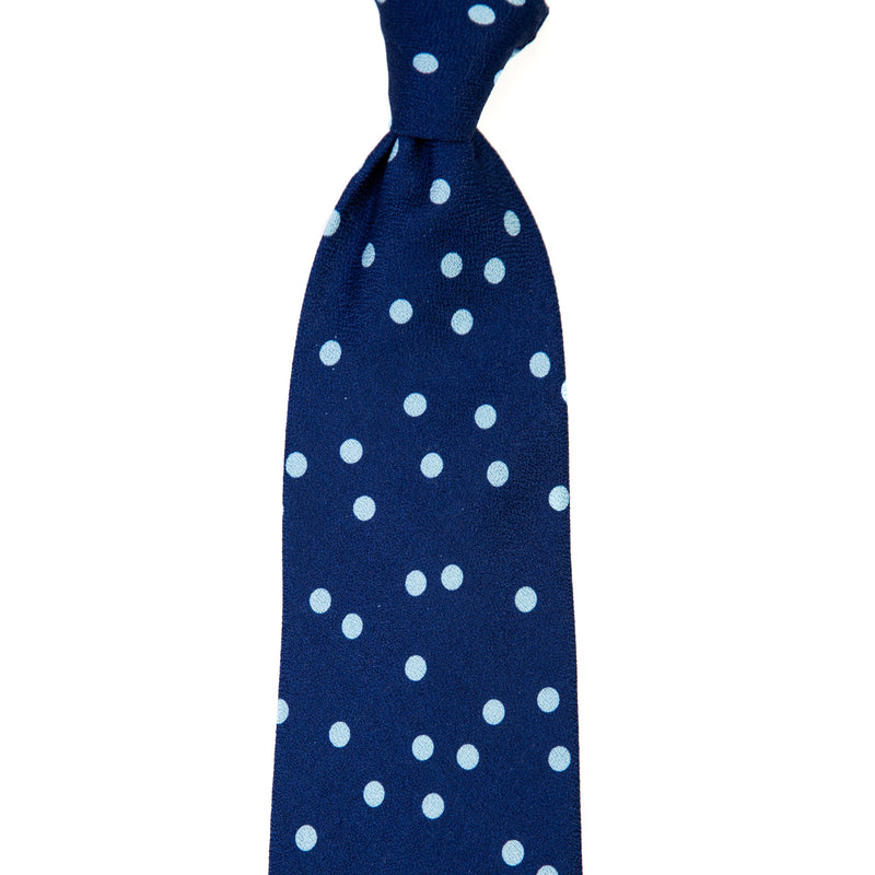 3 FOLD TIE UNLINED  - PURE SILK