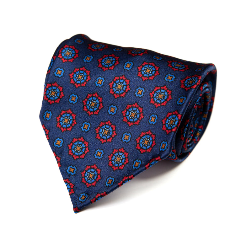 3 FOLD TIE UNLINED  - PURE SILK