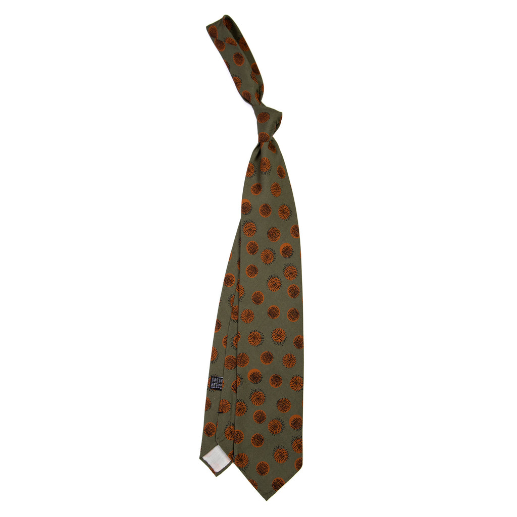 3 FOLD TIE UNLINED  - PURE SILK
