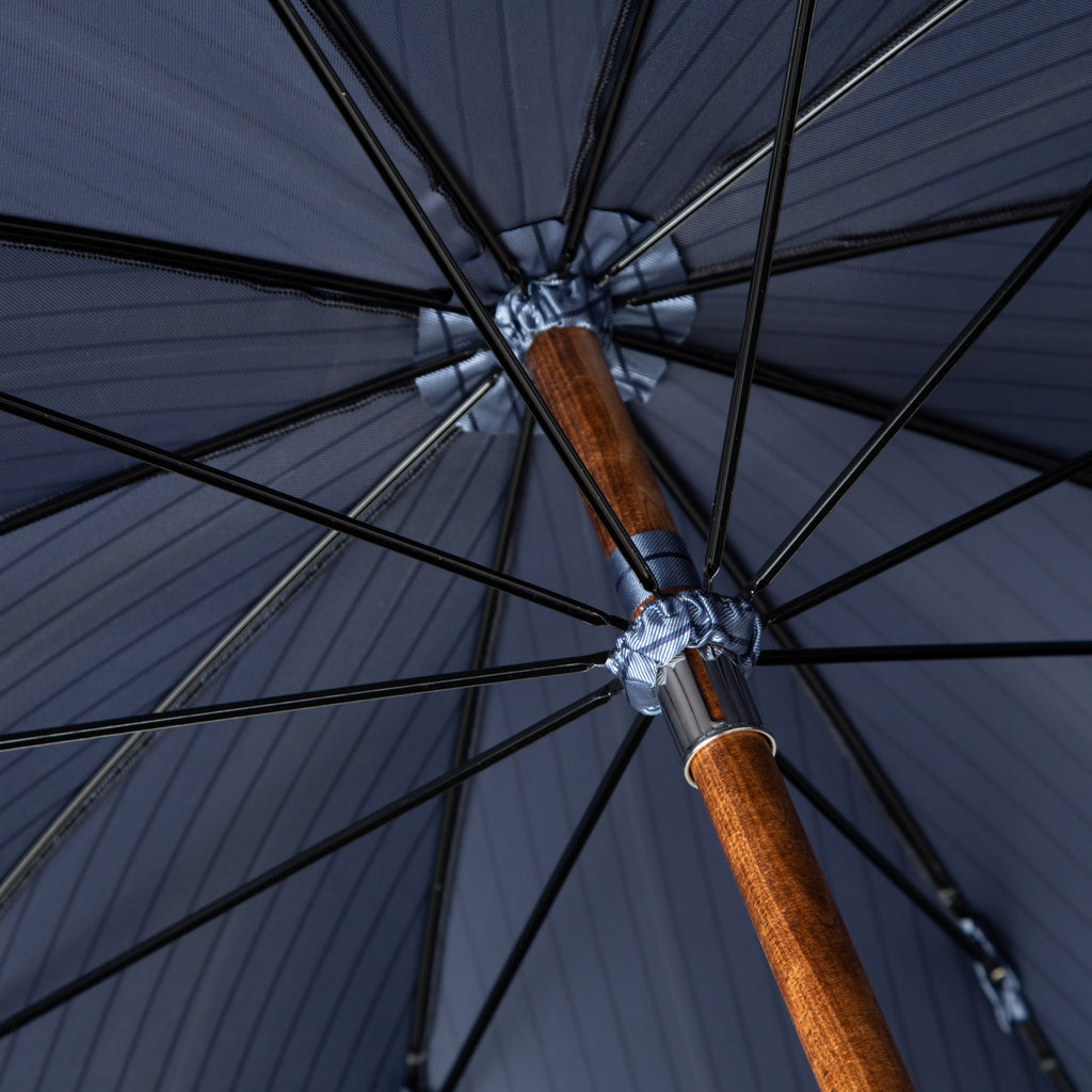 Classic  Umbrella, Wooden Handle  with horn inlay Manual Opening