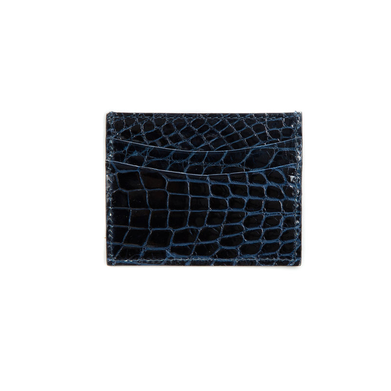 Cardholder  - high quality alligator - Handmade