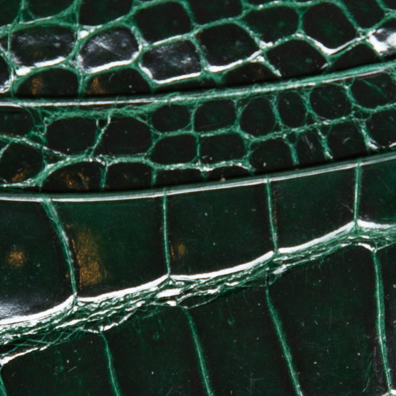 Cardholder  - high quality alligator - Handmade