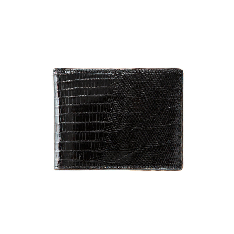 Bifold  wallet High quality Lizard - Handmade