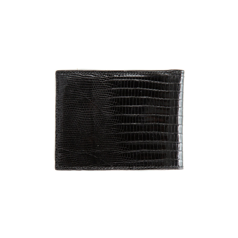 Bifold  wallet High quality Lizard - Handmade