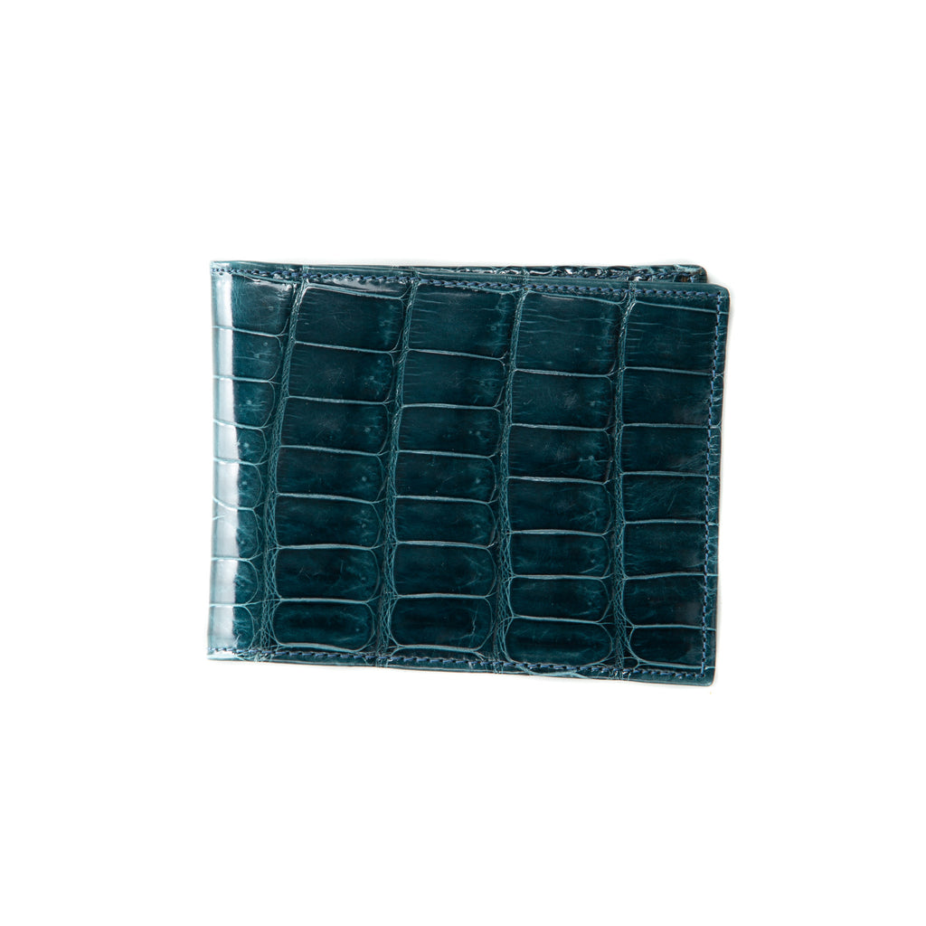 Bifold  wallet High quality Alligator - Handmade