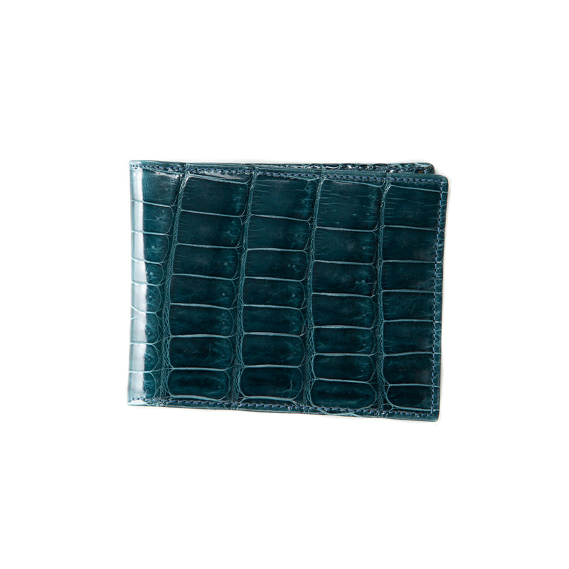 Bifold  wallet High quality Alligator - Handmade