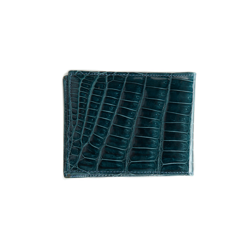 Bifold  wallet High quality Alligator - Handmade